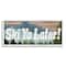 Stupell Industries Ski Ya Later Sports Pun Rustic Mountain Forest Framed Wall Art